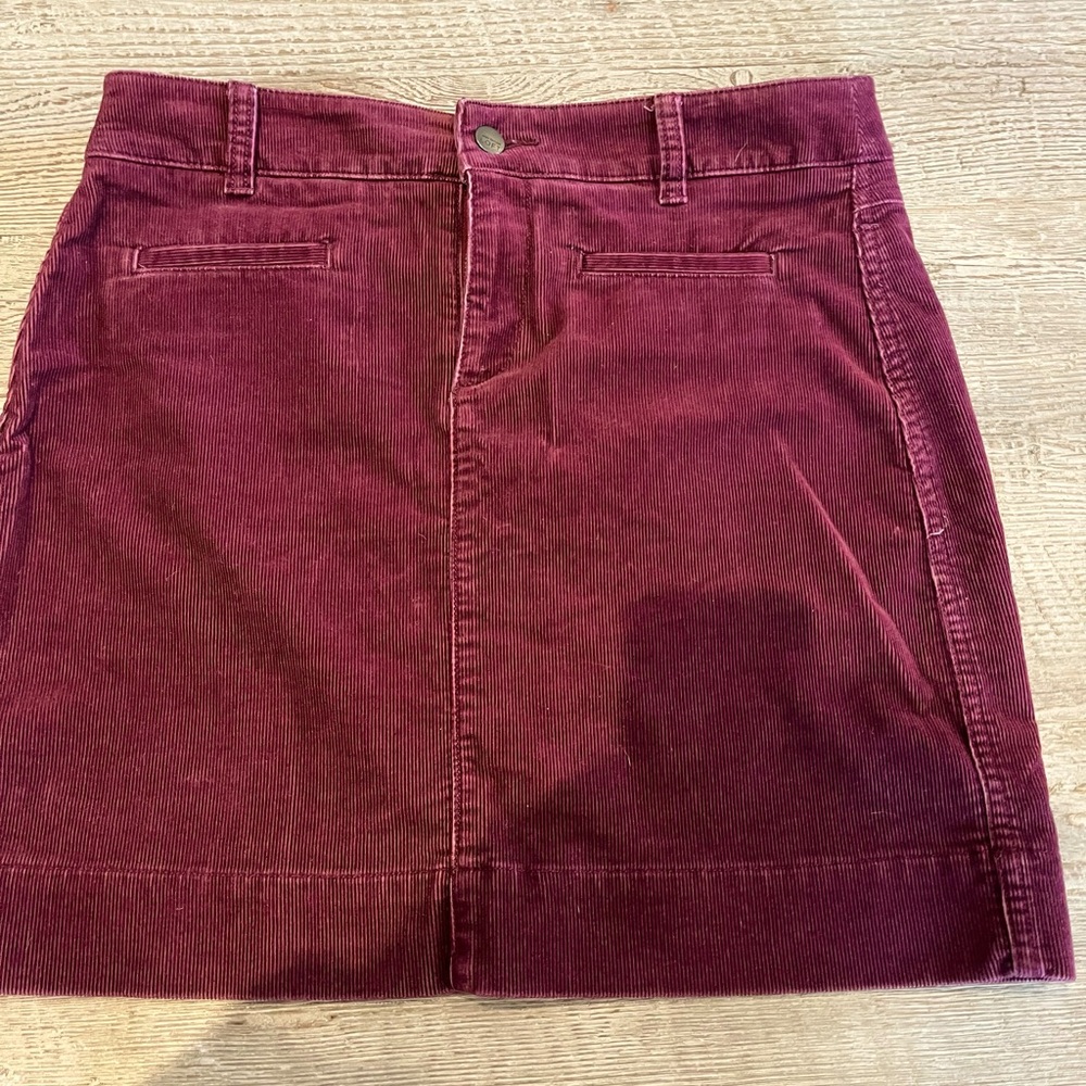Ann Taylor LOFT corduroy mini skirt